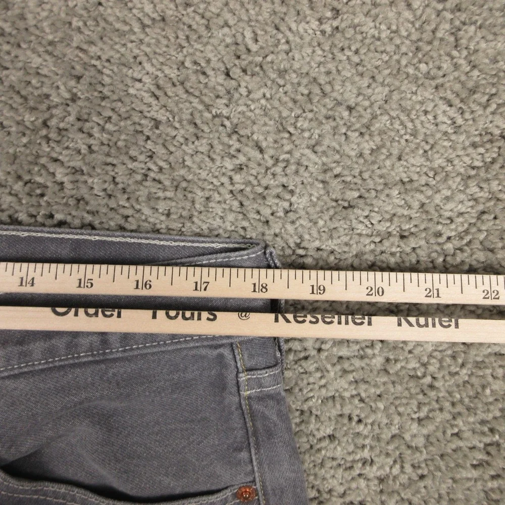 Levis Jeans Mens 36x29 (Tag 38x32) Gray 501 XX Button Fly Shrink to Fit Denim